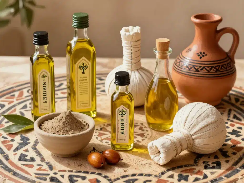 scène produits beldia terroir cosmétique artisanat