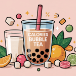 Illustration bubble tea calories apports caloriques