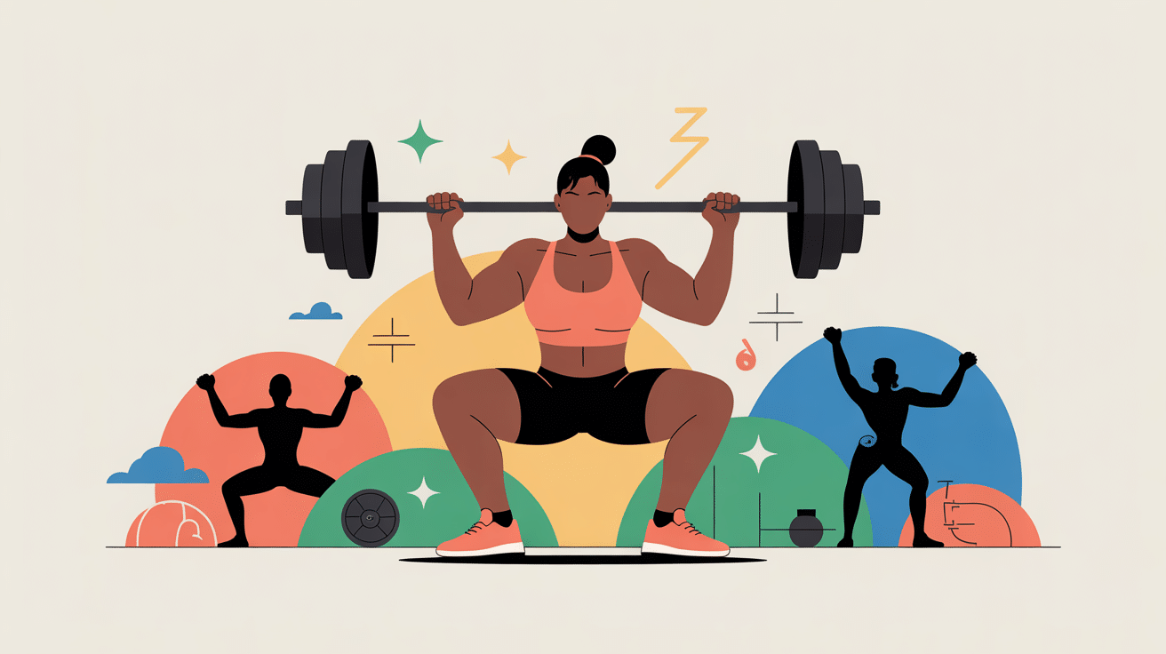 illustration callisthénie programme entraînement poids du corps