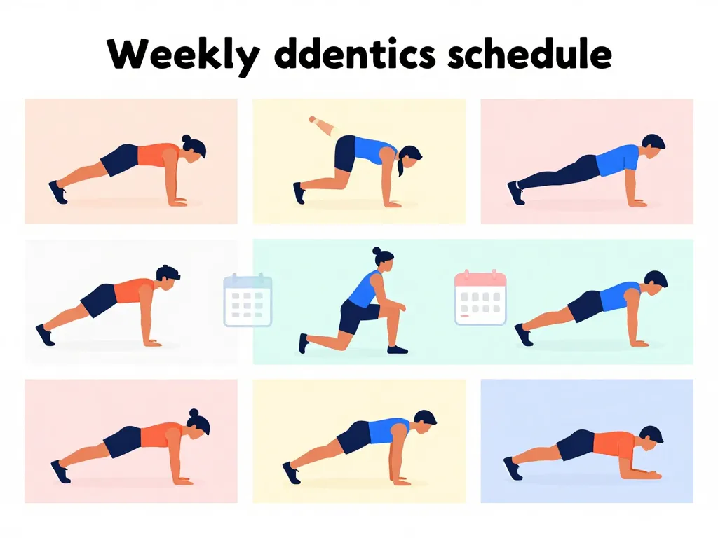 planning callisthénie programme organisation hebdomadaire