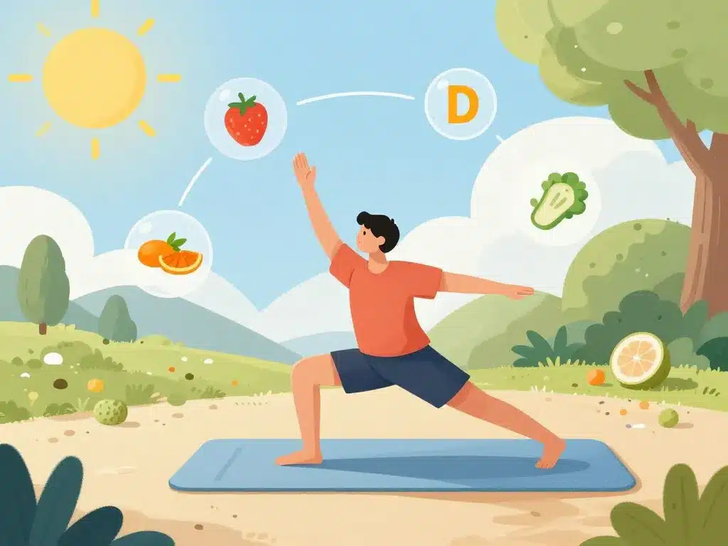 carence vitamine d et stress gérer avec soleil et alimentation