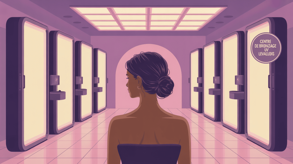 illustration centre bronzage uv levallois ambiance sécurisée
