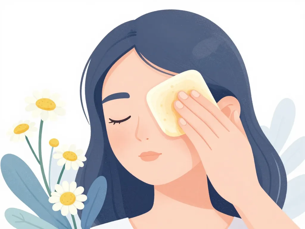 application compresse chaude œil chalazion traitement naturel