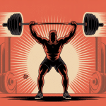 illustration clean and jerk mouvement haltérophilie