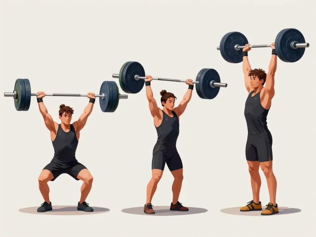 séquence technique clean and jerk correct