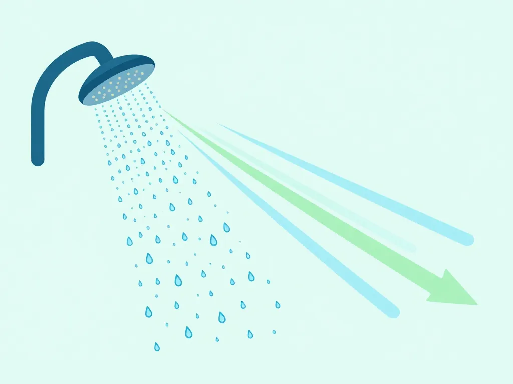 infographie combien de temps dure une douche impact eau énergie