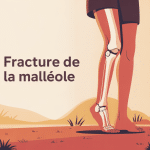 combien de temps pour marcher apres fracture malleole illustration