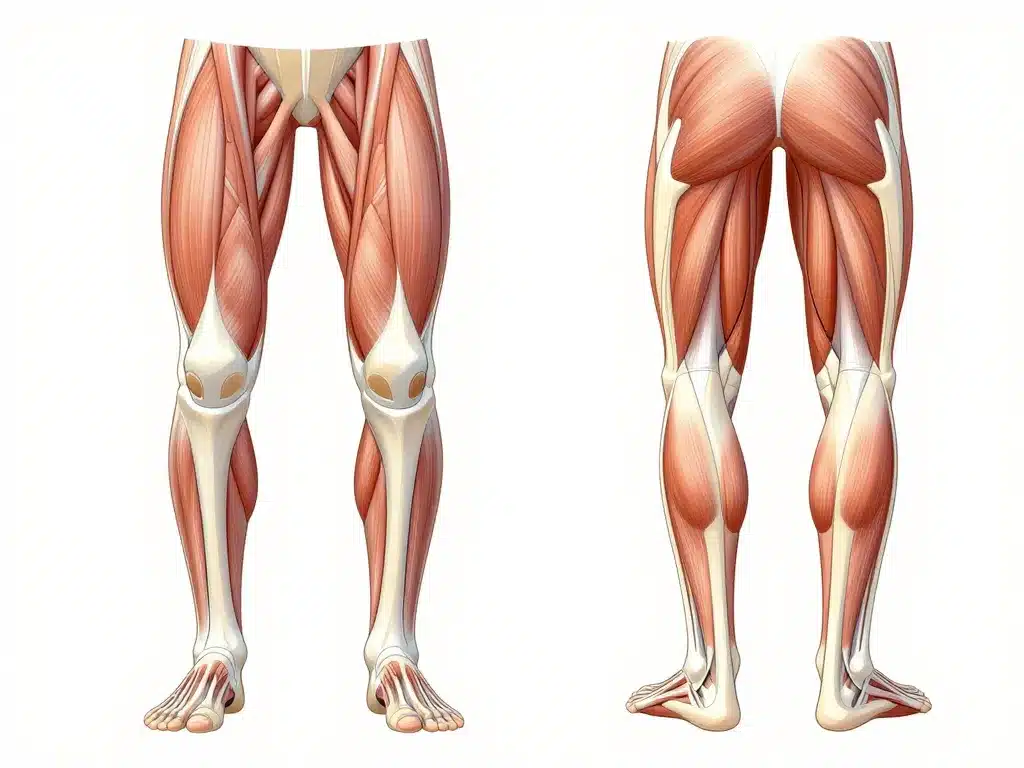 comment étirer les mollets schéma gastrocnémien soléaire