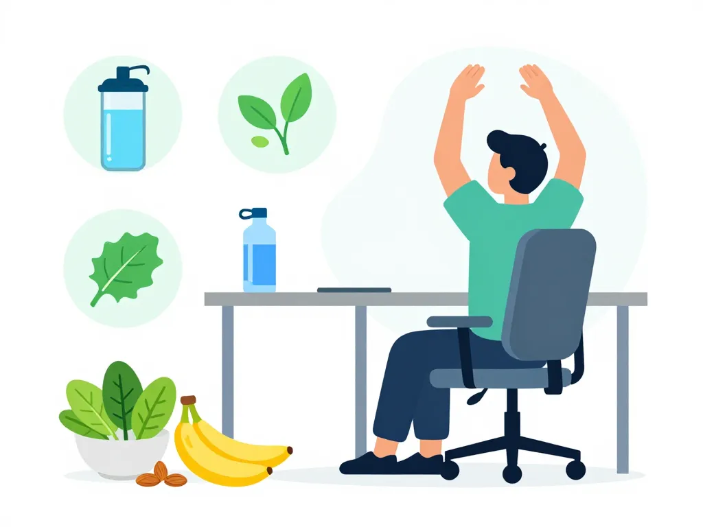 habitudes saines éviter crampe dans le dos