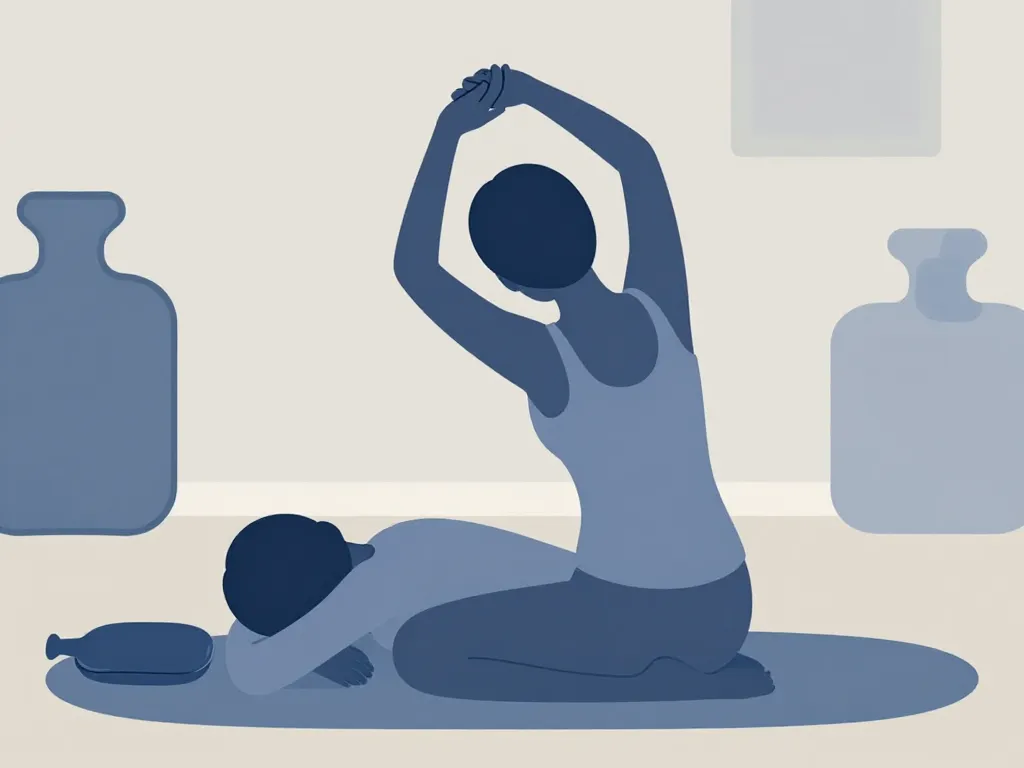 personne soulage crampe dans le dos étirement