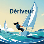 deriveur voilier léger sur l eau sportif