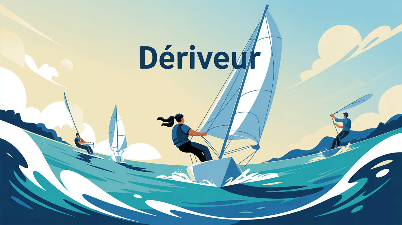 deriveur voilier léger sur l eau sportif