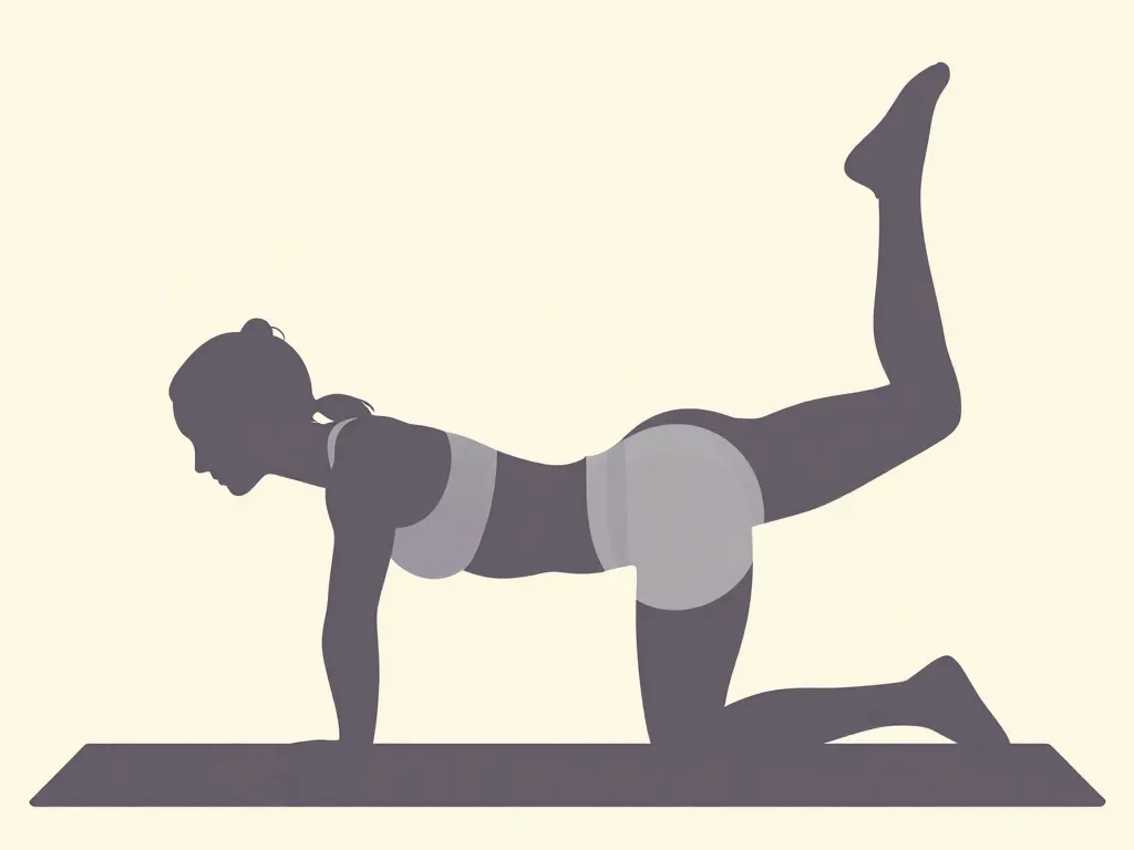 donkey kicks position correcte exercice fessiers