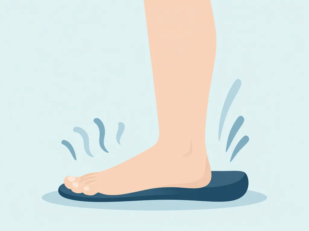 visuel effets secondaires semelles posturales tension ajustement