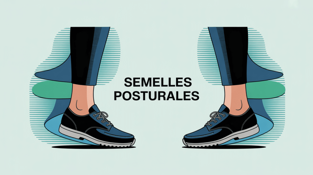 illustration effets secondaires semelles posturales posture équilibre