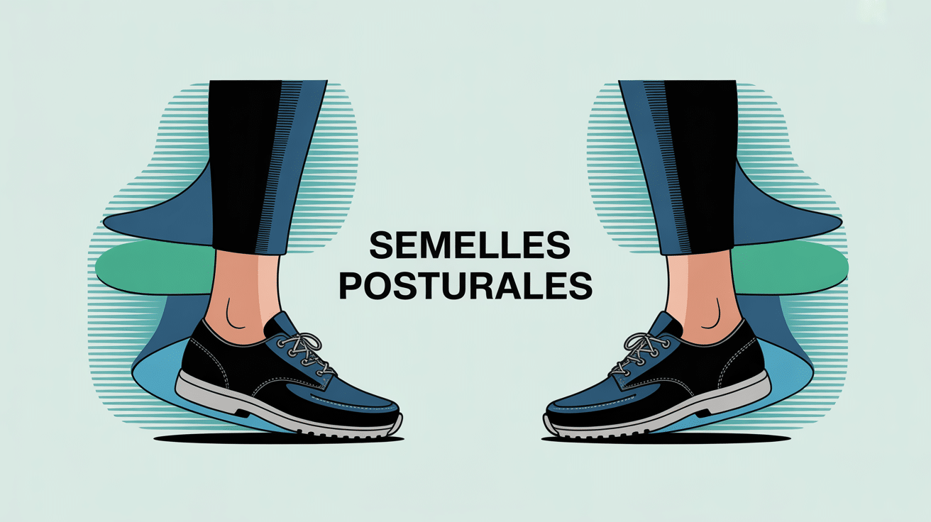 illustration effets secondaires semelles posturales posture équilibre