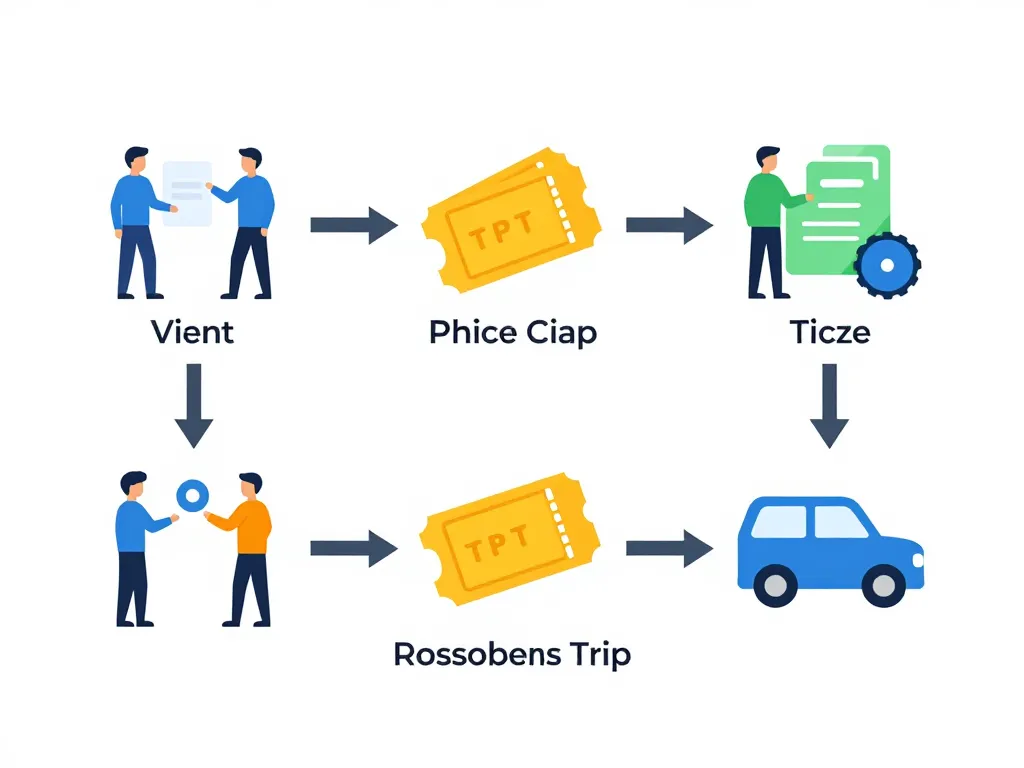 Schéma étapes réservation sur site Sportrip voyage sportif
