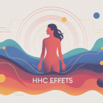 hhc effet silhouette humaine entourée d’ondes abstraites