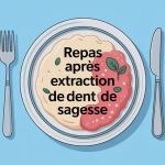 Idée repas après extraction dents sagesse assiette aliments mous