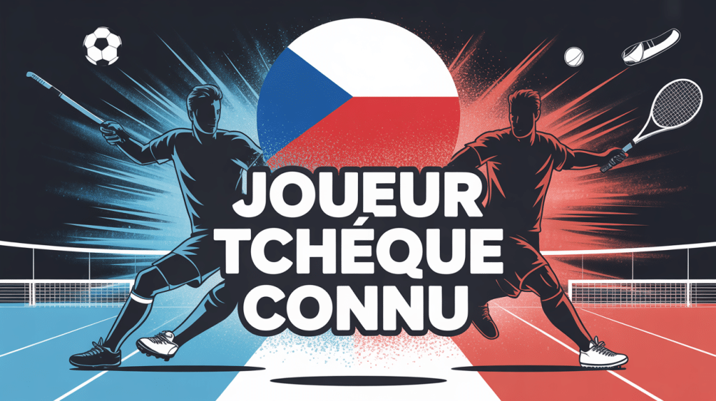 joueur tchèque connu silhouettes football hockey tennis