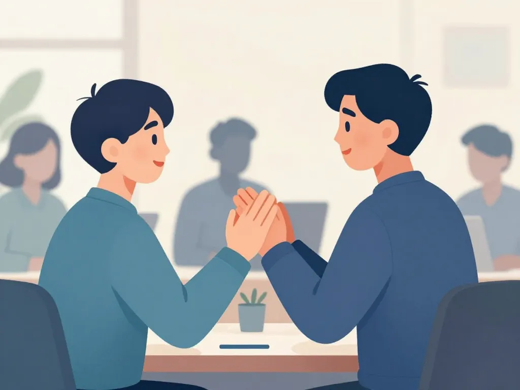 scène compliment sincère journée du compliment au travail