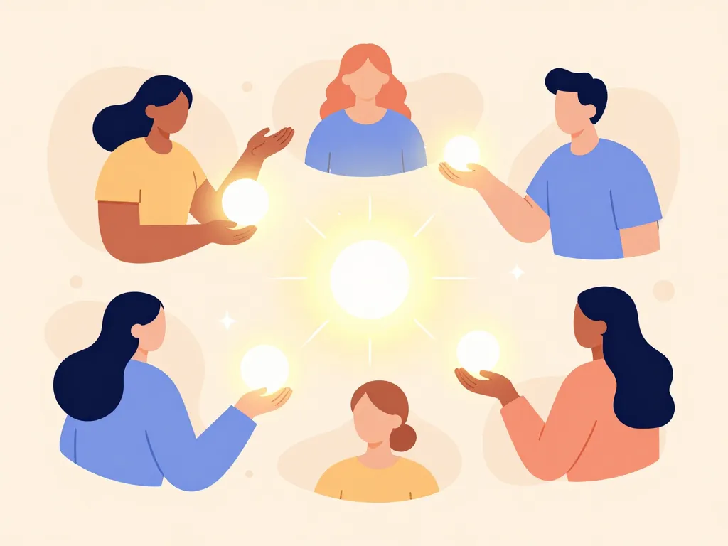 image métaphore journée du compliment échange positif