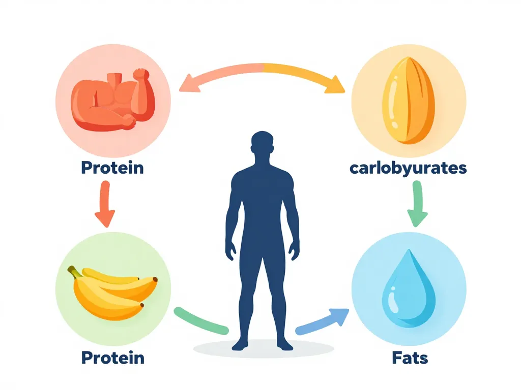 diagramme macros musculation trois nutriments