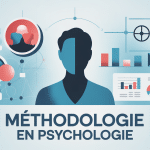 illustration méthodologie en psychologie concept recherche
