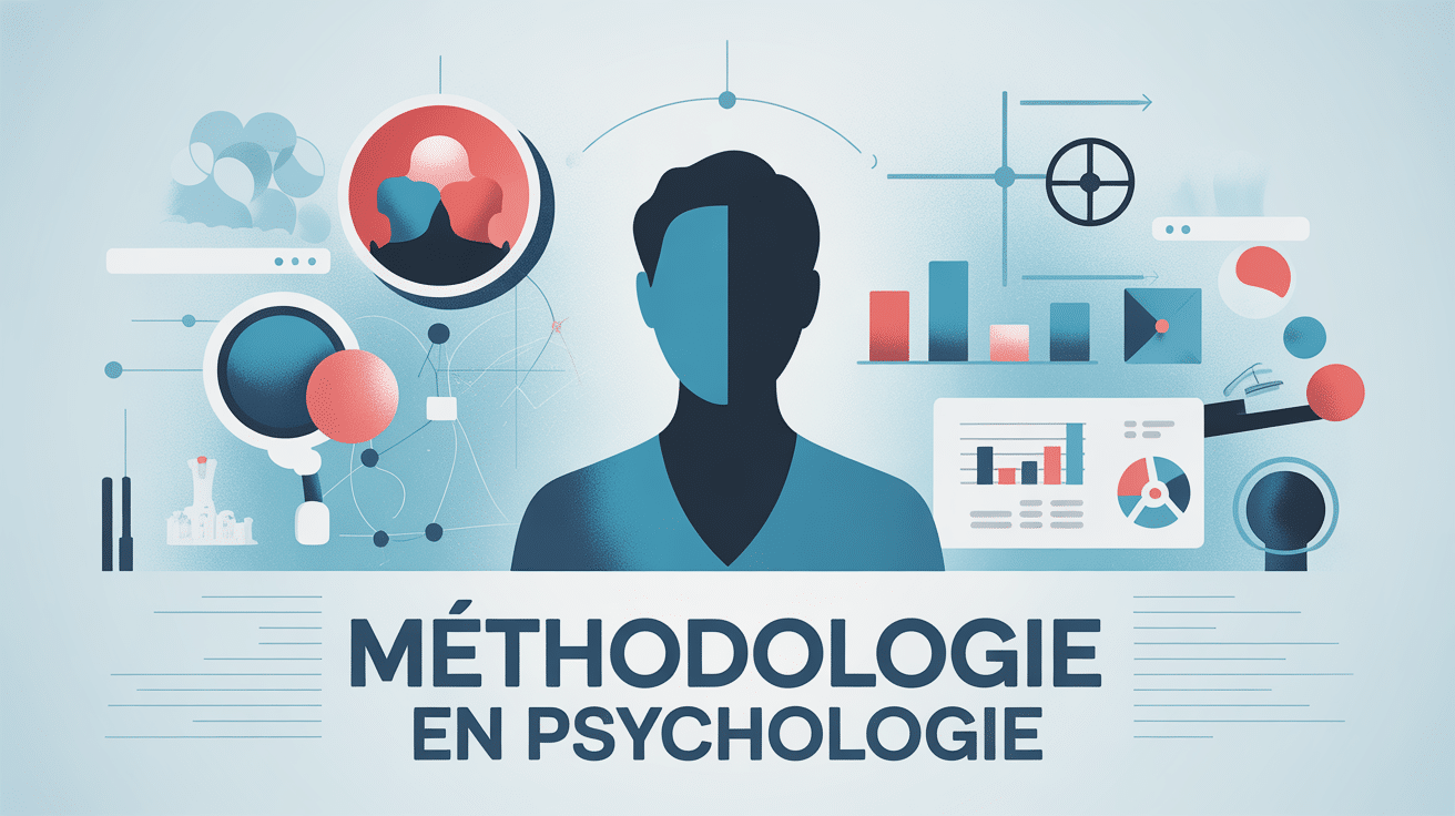 illustration méthodologie en psychologie concept recherche
