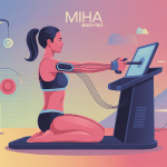 Illustration miha bodytec et électrostimulation, posture et technologie