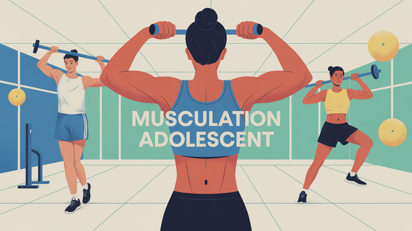 musculation adolescent jeune sportif salle de sport