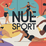 illustration nue sport silhouettes tenues ajustées