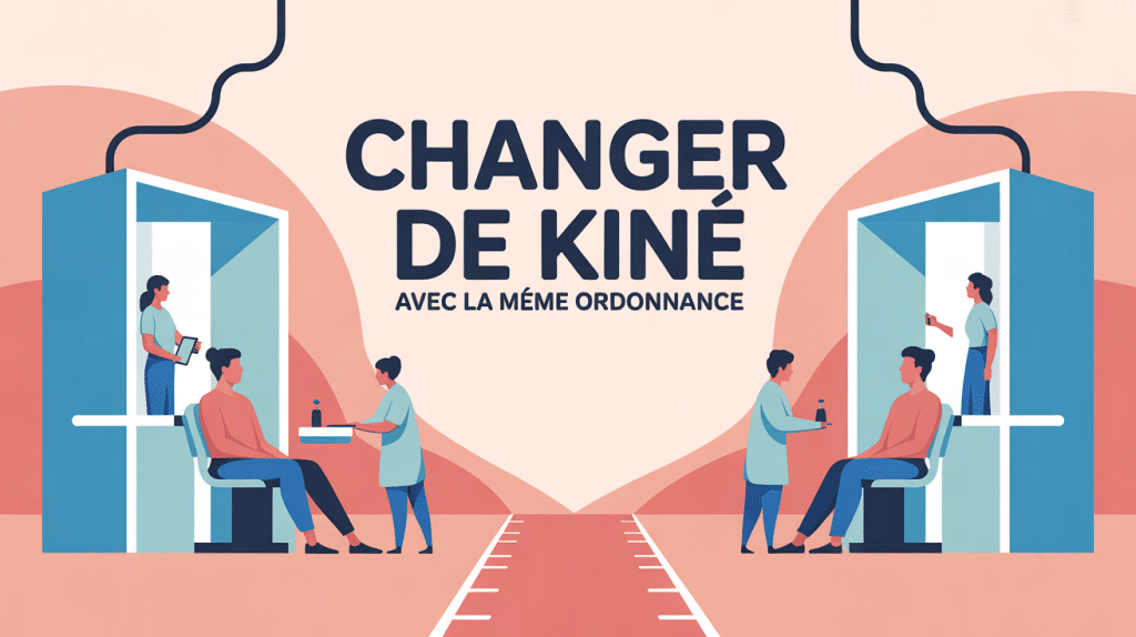 peut on changer de kiné avec la même ordonnance illustration choix cabinet
