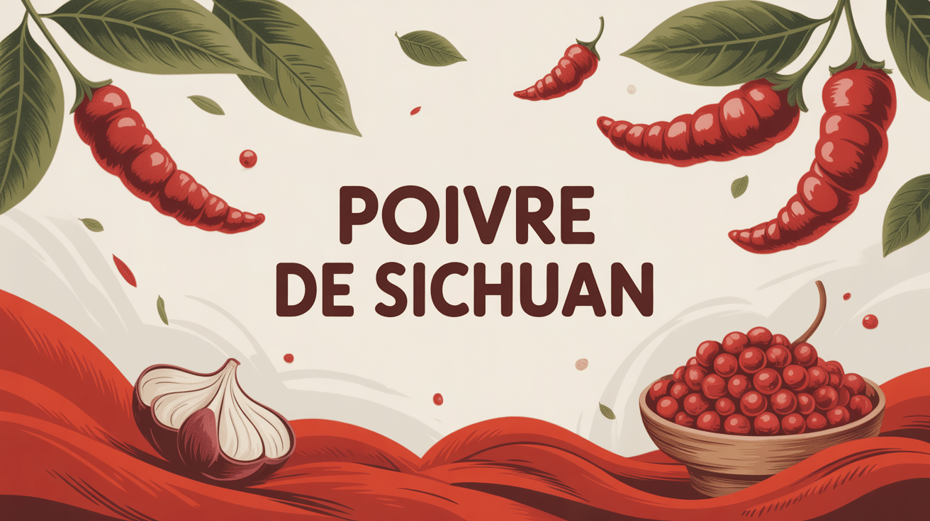 illustration globale poivre sichuan danger baies rouges