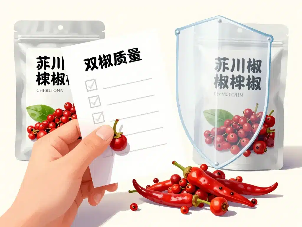 inspection qualité poivre sichuan danger sécurité alimentaire