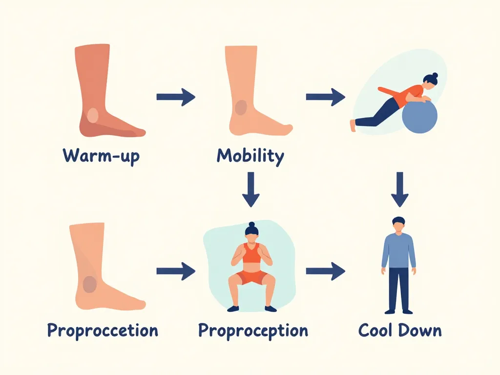 schéma structuré programme pdf rééducation entorse cheville exercices