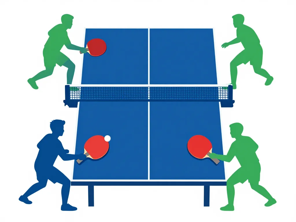schema regle du tennis de table materiel dimensions