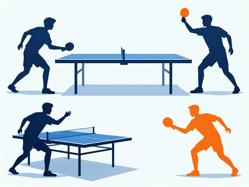 illustration regle du tennis de table service fautes