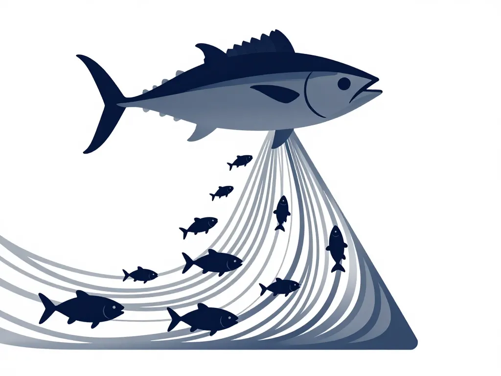 Schéma thon sans mercure bioaccumulation alimentaire