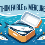 Illustration thon sans mercure label sécurité santé