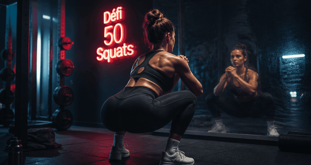 50 squats par jour avant apres femme squat salle de sport