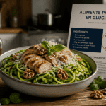 aliments pauvre en glucide zoodles poulet