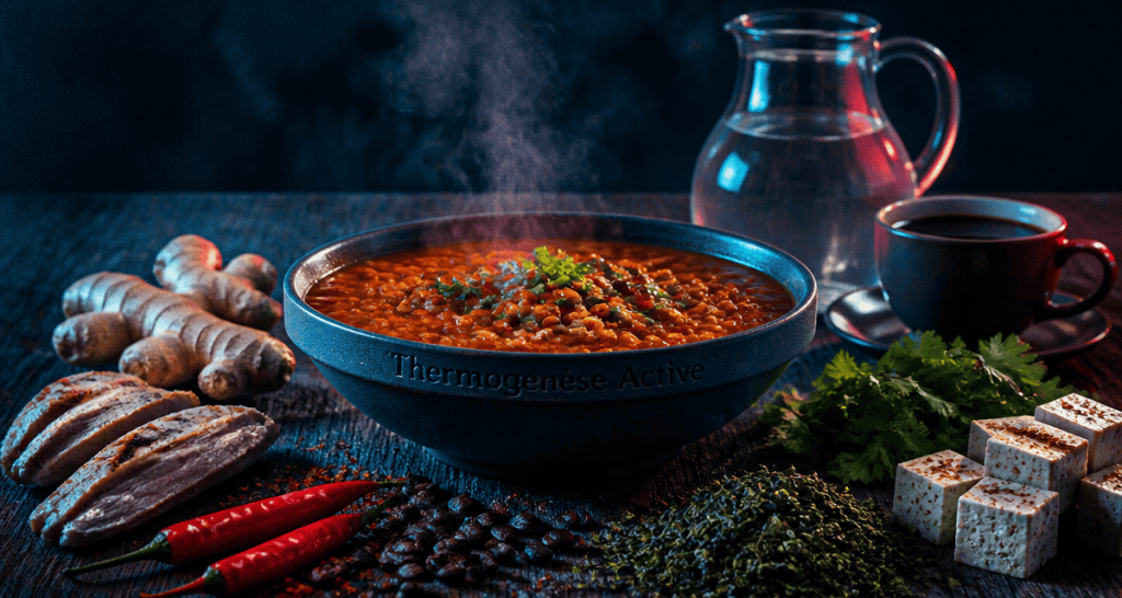 aliments qui boostent le métabolisme bol curry lentilles et épices