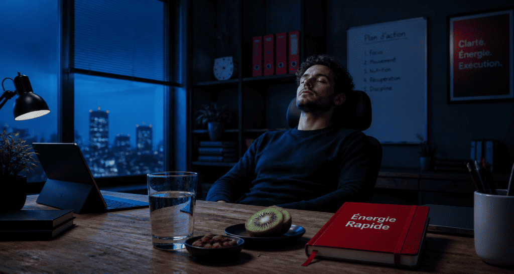 comment avoir de l energie rapidement au bureau avec micro sieste et aliments énergétiques