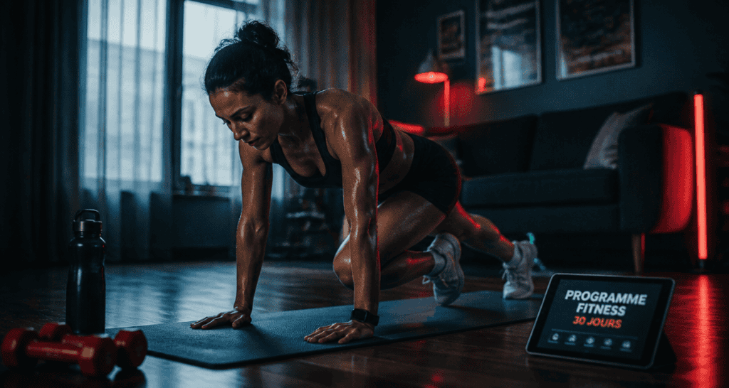 femmes fitness gainage salon