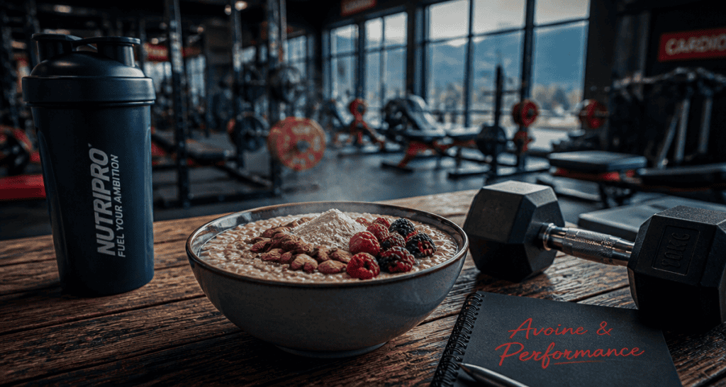 bol flocons d'avoine musculation salle de sport