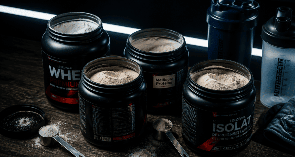 meilleur marque de proteine pots poudre