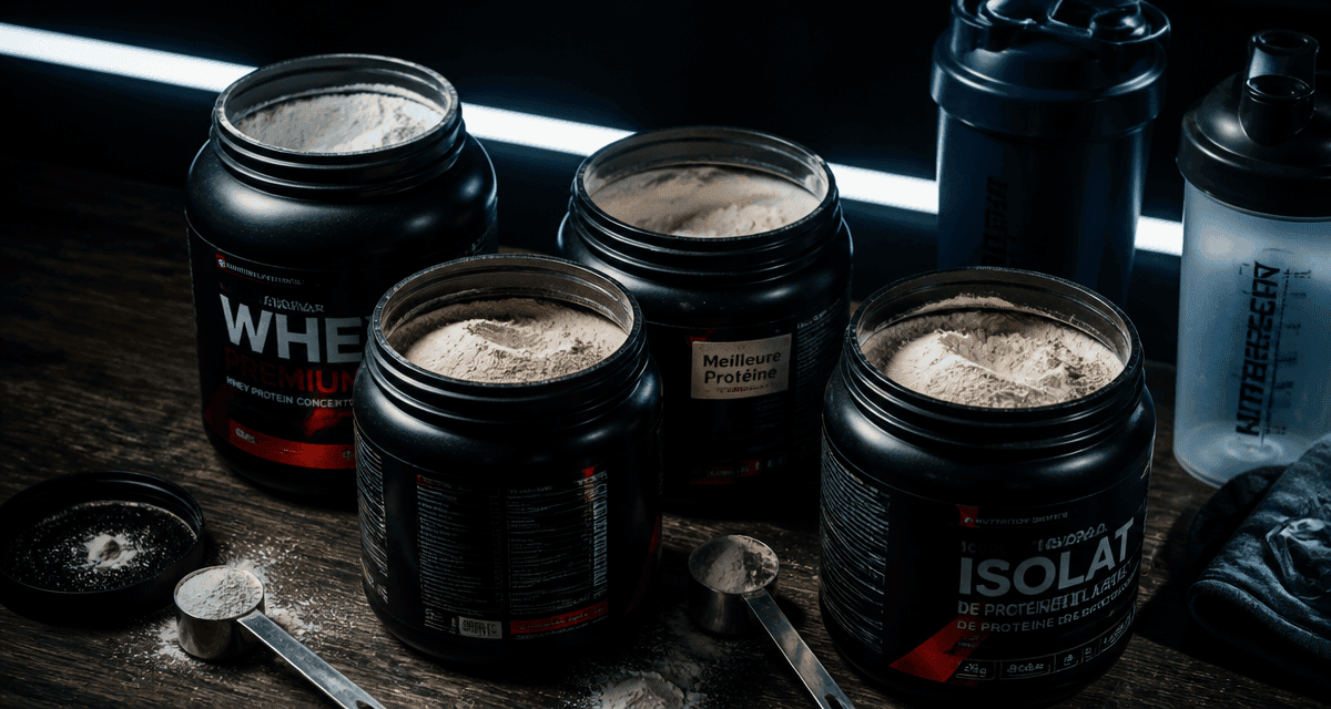 meilleur marque de proteine pots poudre