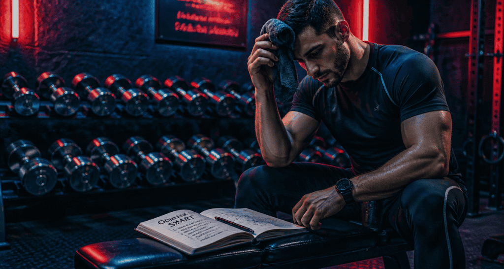 motivation musculation athlète carnet objectifs salle
