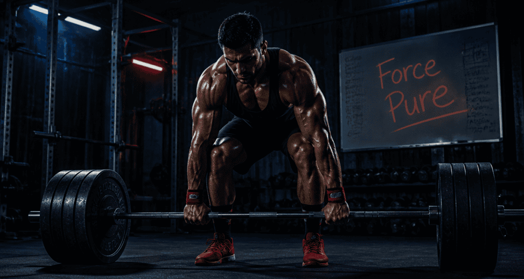 Musculation pour la force athlète soulevé de terre